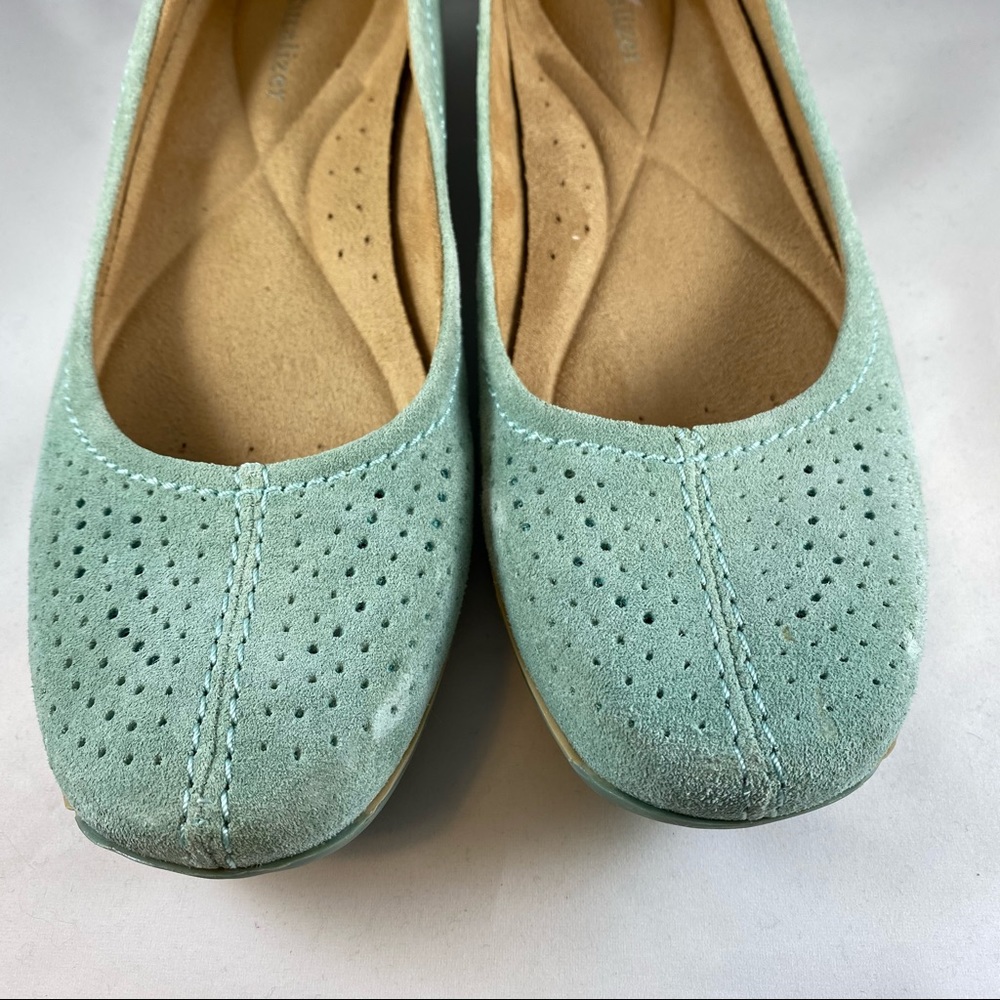 Naturalizer turquoise mint leather suede narrow - Picture 3 of 9